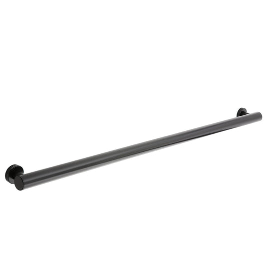 Bobrick 9806x48.MBLK Straight Grab Bar - 48" Matte Black Finish