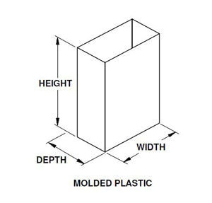 Bradley P11-026 Plastic W/R Liner